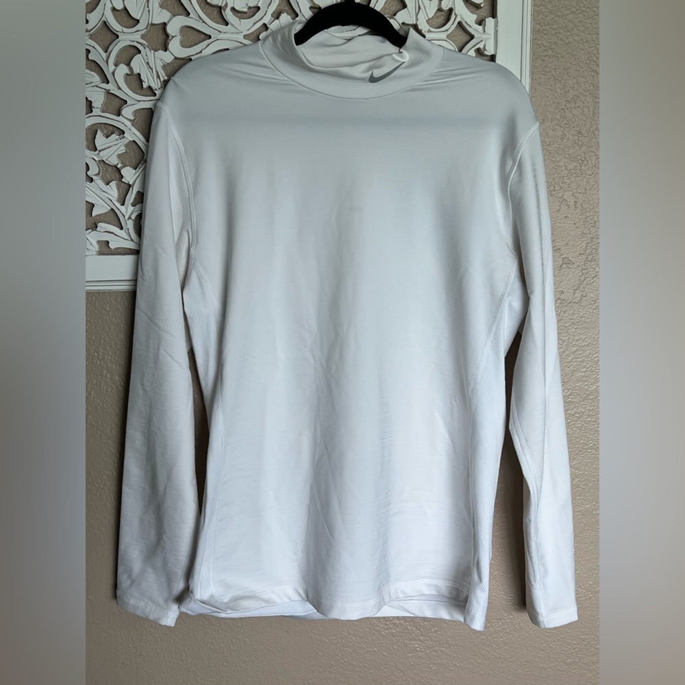 Nike Men's Classic White Crewneck Sweater